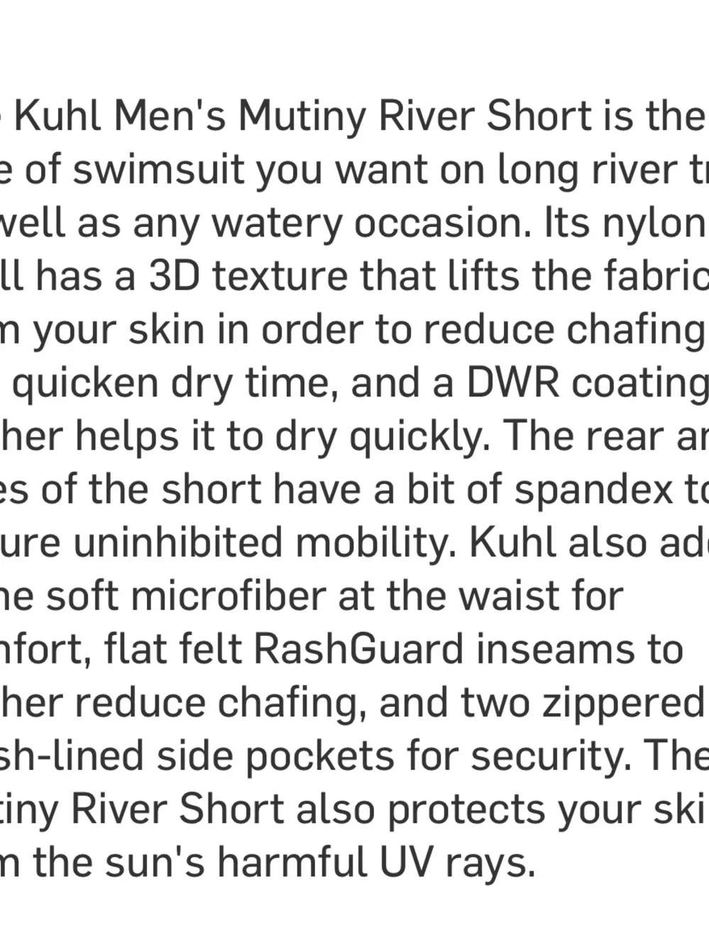 Kuhl Men's Olive Hybrid Mutiny River Shorts